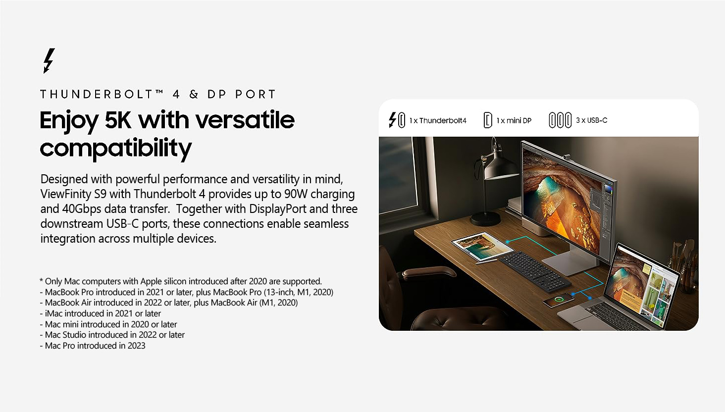 Samsung ViewFinity S9 5K IPS Smart Monitor